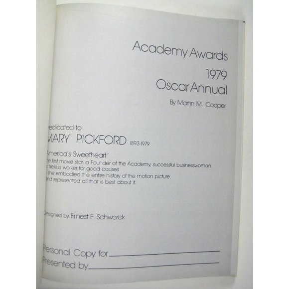 Academy Awards Oscar 1979 Cooper Deer Hunter Warren Beatty De Niro Paperback - Picture 2 of 10